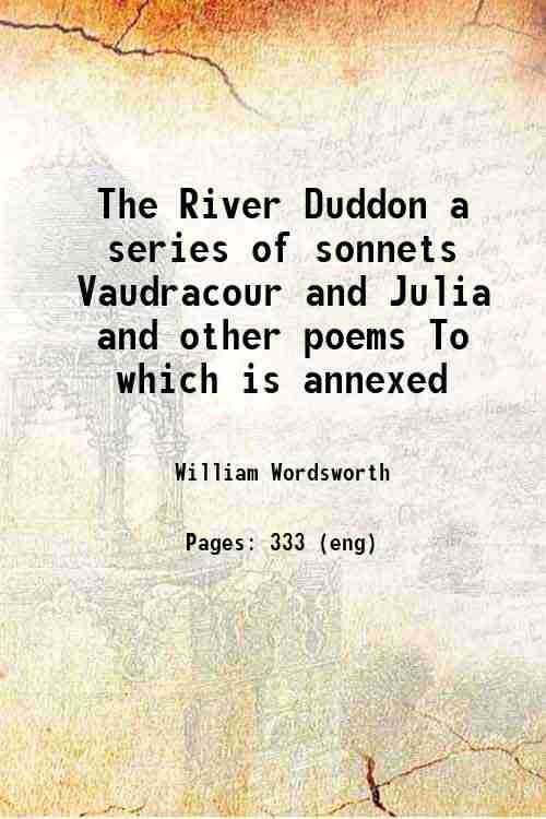 The River Duddon a series of sonnets 1820 | Immagine principale