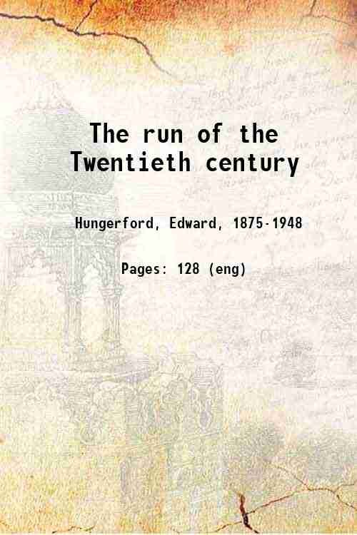 The run of the Twentieth century 1930 | Immagine principale