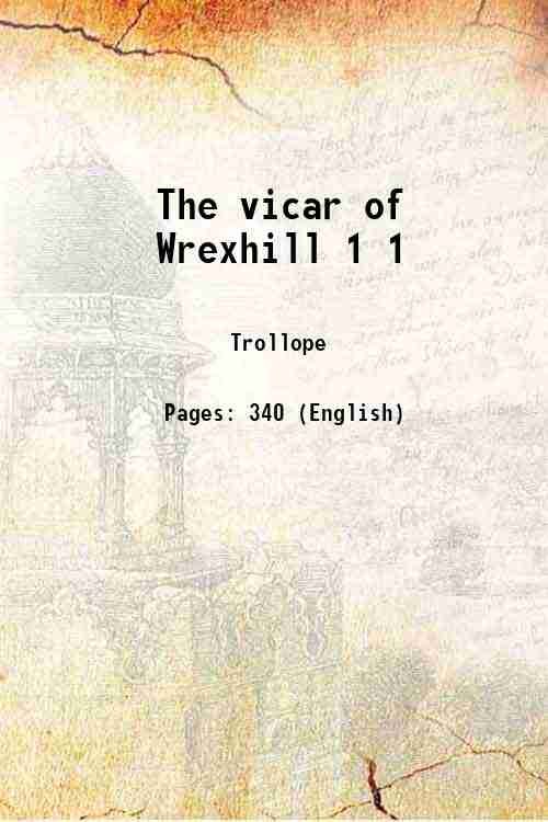 The vicar of Wrexhill Volume 1 1837 | Immagine principale