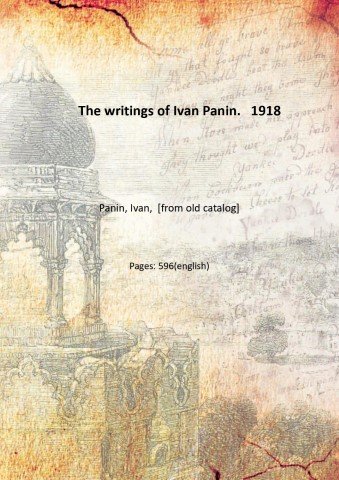 The writings of Ivan Panin. 1918