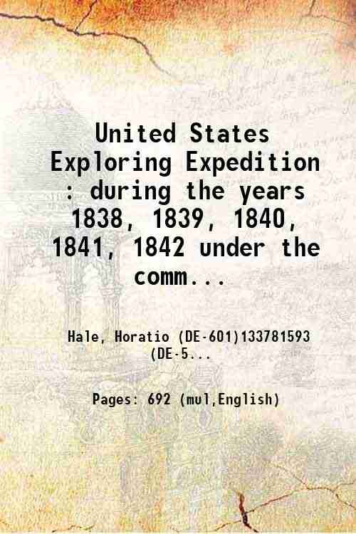 United States Exploring Expedition : during the years 1838, 1839, …