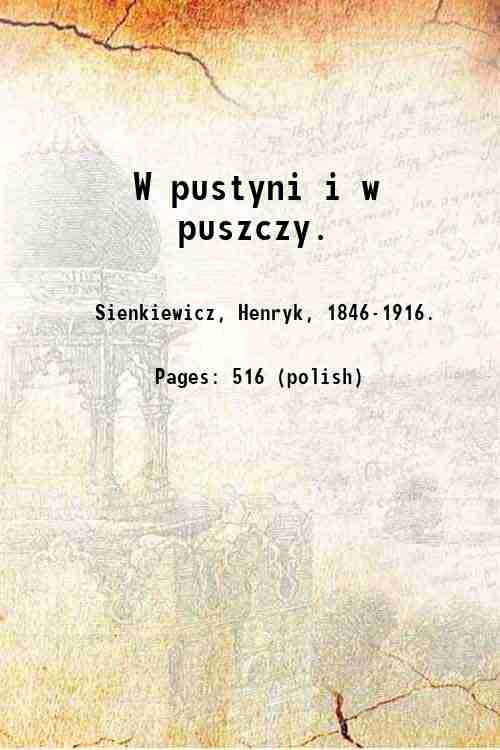 W pustyni i w puszczy. 1926