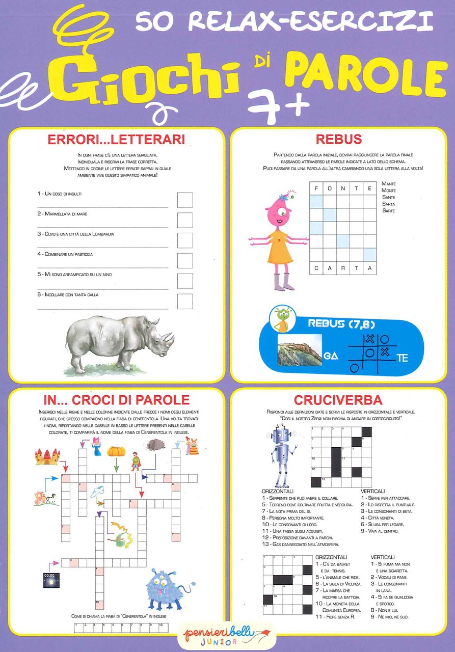 50 Relax - Esercizi. Giochi di Parole
