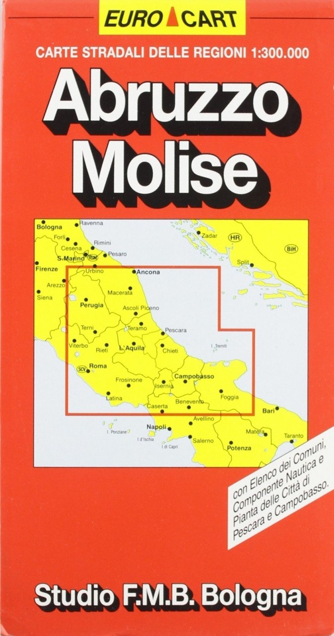 Abruzzo. Molise 1:300.000, Rastignano, Studio FMB Bologna, 1993 | Immagine principale