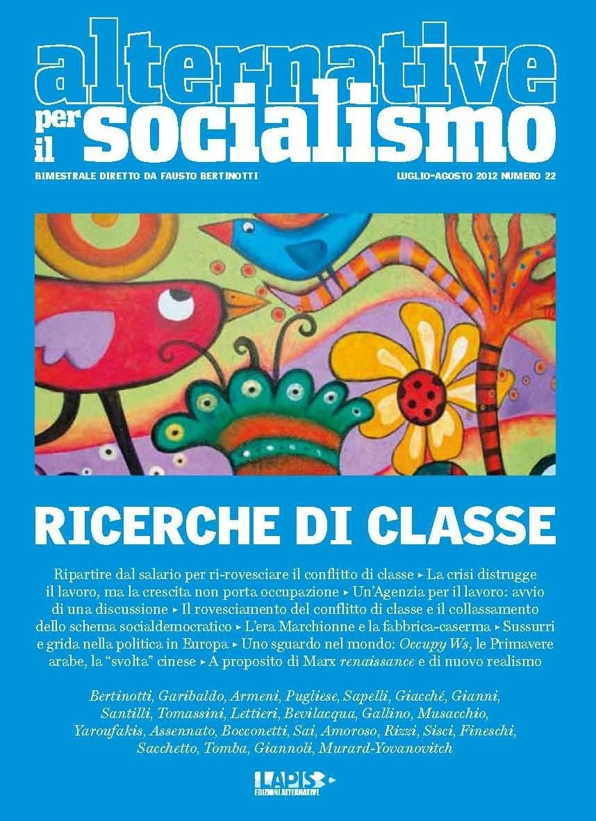 Alternative per il socialismo (2012). Vol. 22: Ricerche di classe, … | Immagine principale