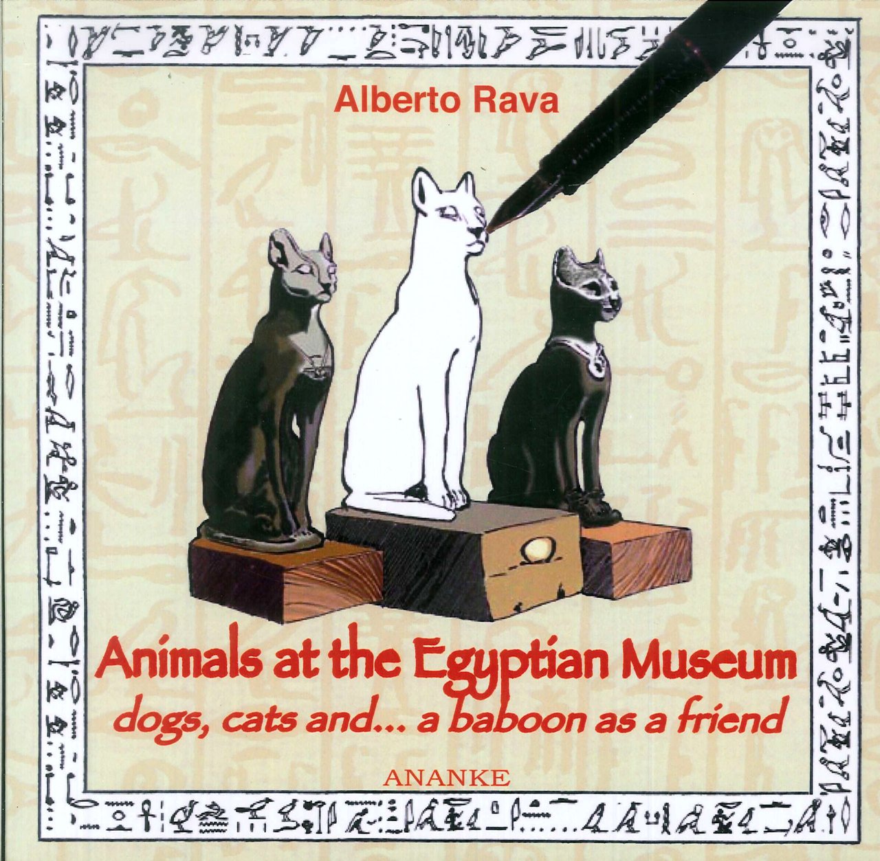 Animals At the Egyptian Museum. Dogs, Cats And..a Baboon as …