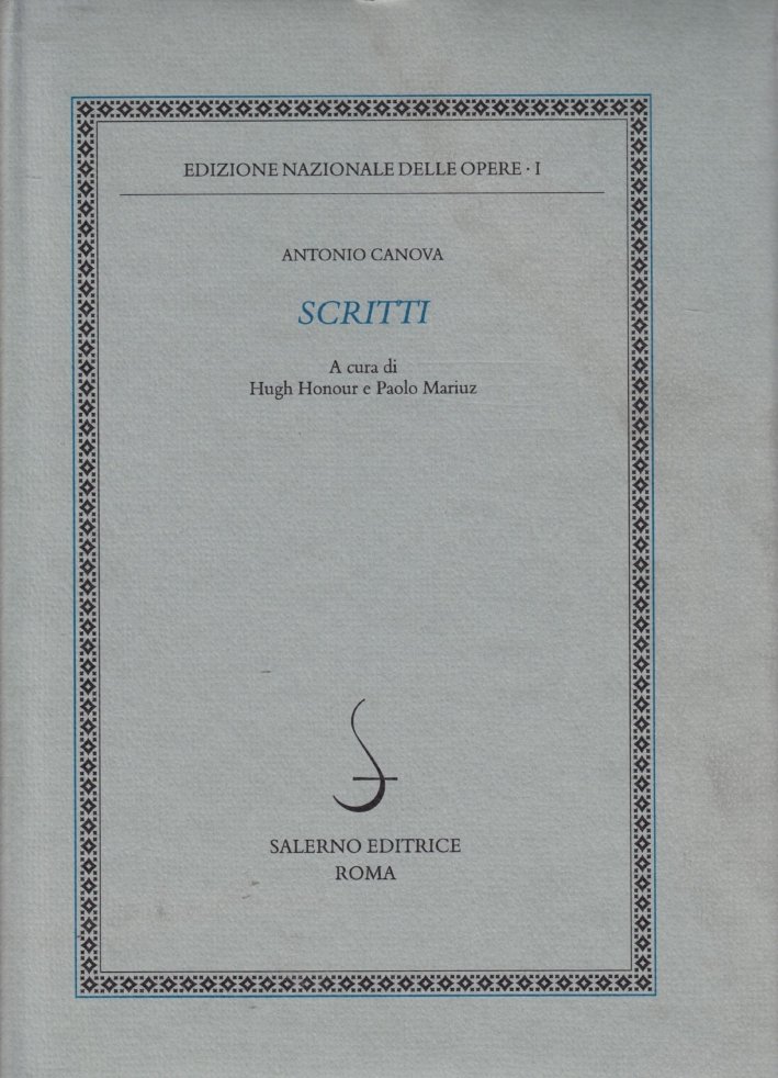 Antonio Canova. Scritti. 1 | Immagine principale