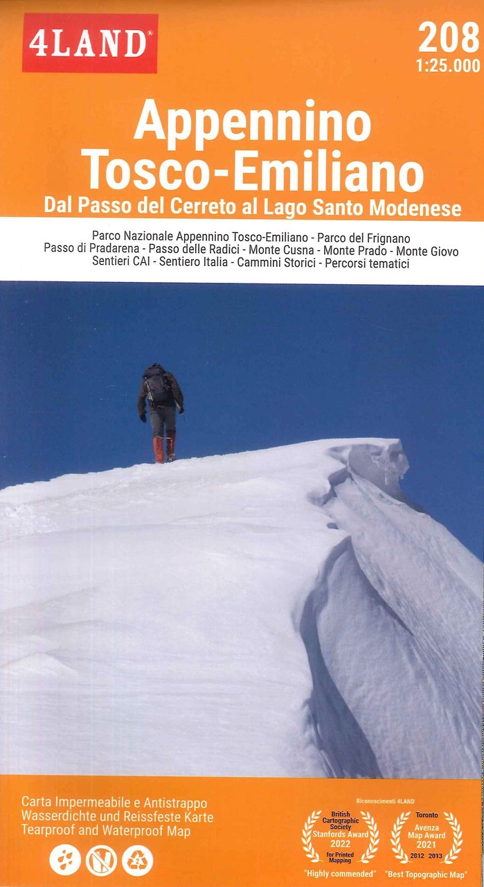 Appennino Tosco-Emiliano. 208 Dal Passo del Cerreto al Lago Santo …