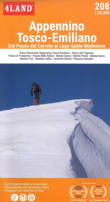 Appennino Tosco-Emiliano. 208 Dal Passo del Cerreto al Lago Santo …