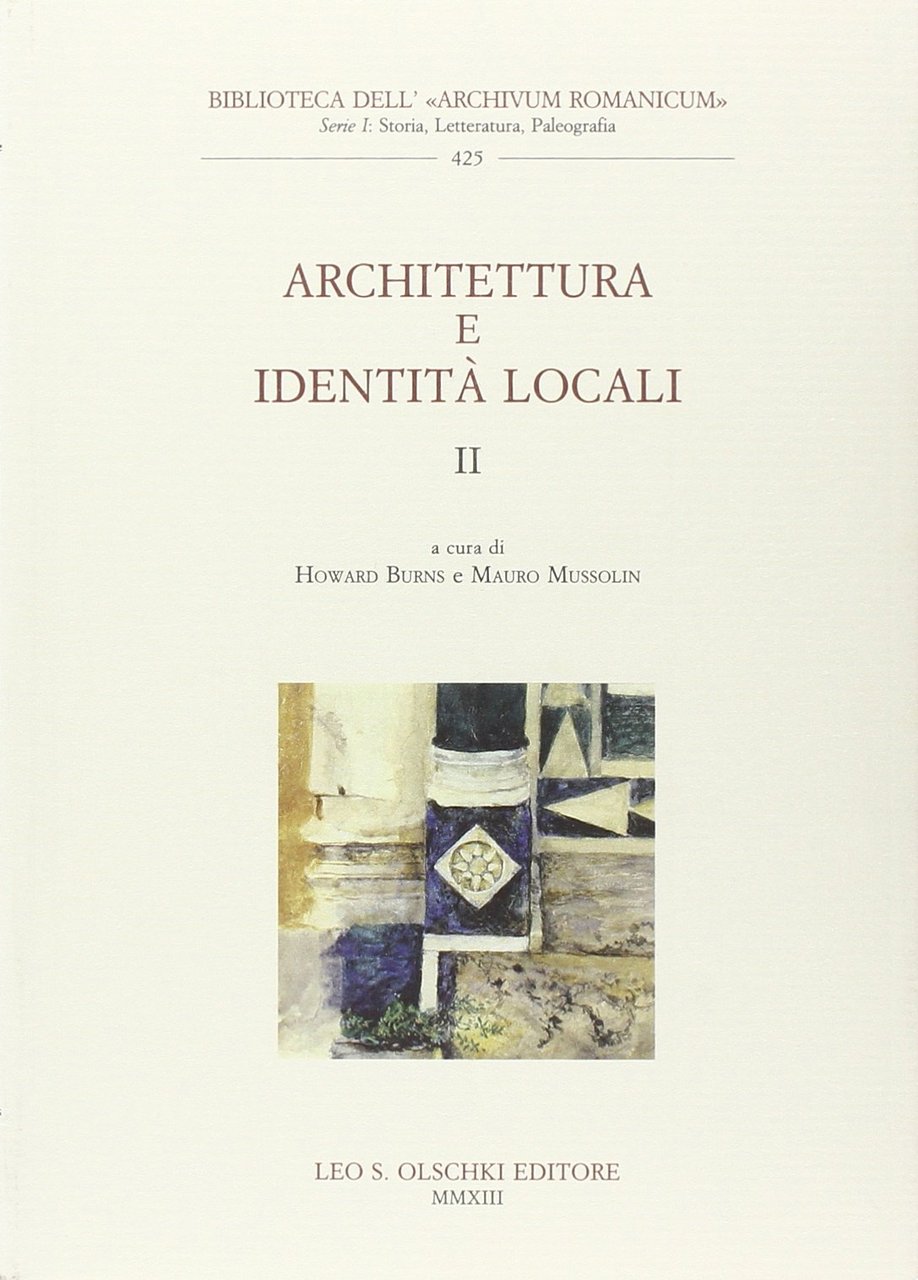 Architettura e identità locali. Vol. 2, Firenze, Casa Editrice Leo …