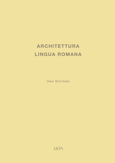 Architettura lingua romana