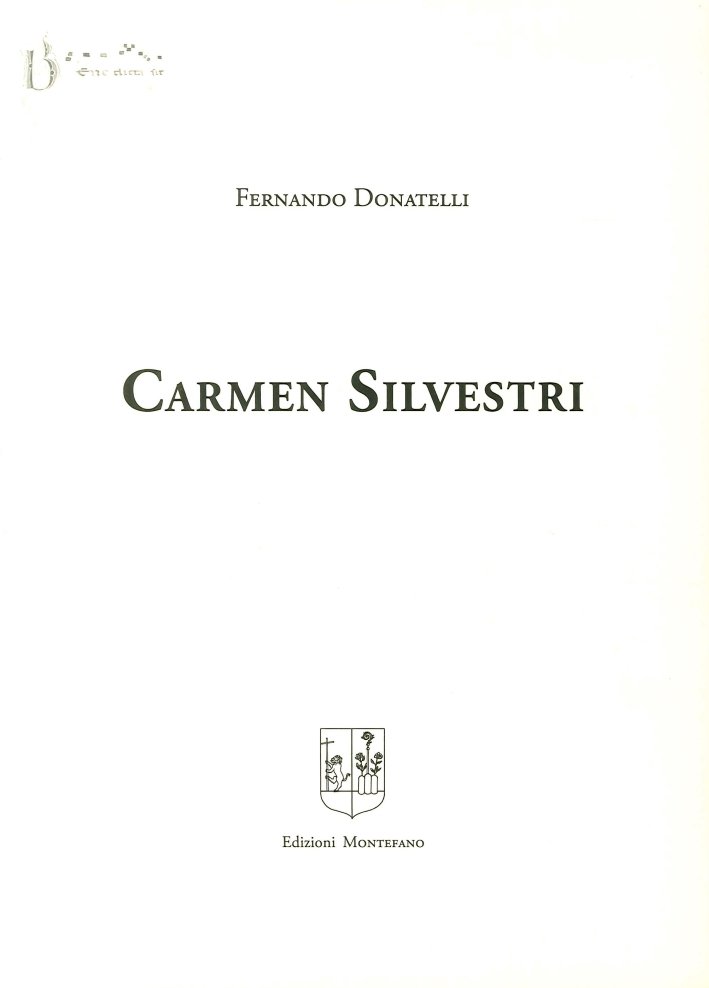 Carmen Silvestri, Selci di San Giustino, Pliniana, 2017