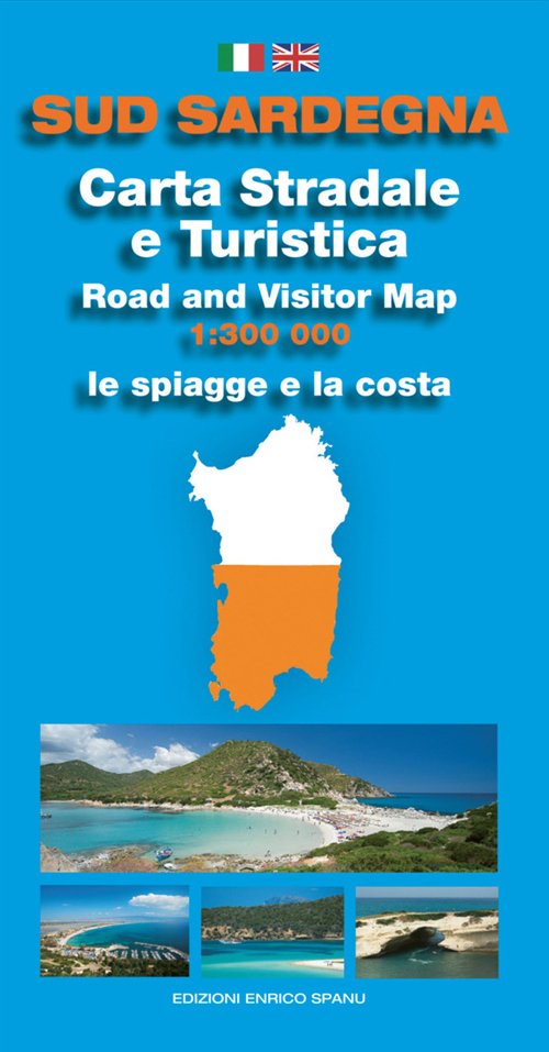 Cartina Sud Sardegna Stradale e Turistica (Con Oltre 30 Schede …