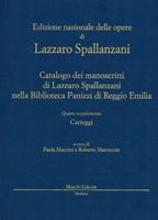 Catalogo dei manoscritti di Lazzaro Spallanzani nella Biblioteca Panizzi di Reggio Emilia, Modena, Mucchi, 2013