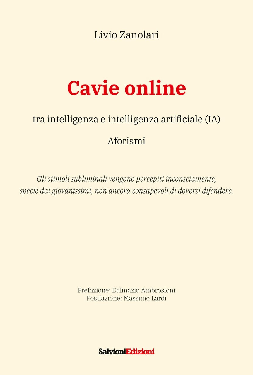 Cavie online. Tra intelligenza e intelligenza artificiale