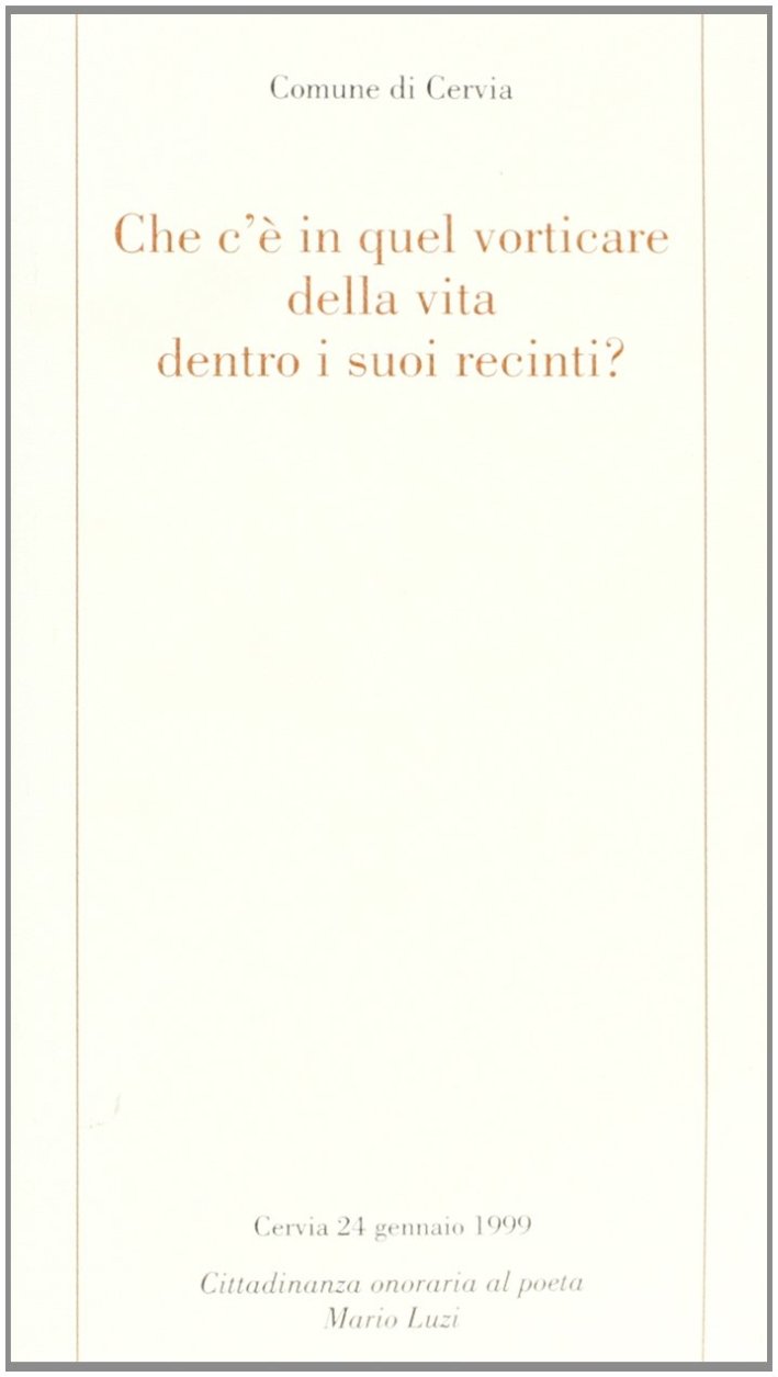 Che c'è in quel vorticare della vita dentro i suoi … | Immagine principale