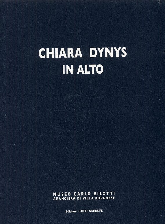 Chiara Dynys in alto. [Edizione italiana e inglese], Roma, Edizioni Carte Segrete, 2008