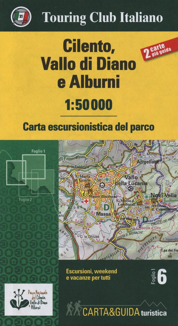 Cilento, Vallo di Diano e Alburni 1:50.000. Carta escursionistica del …