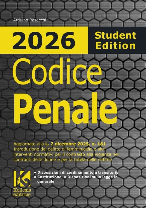 Codice penale 2026 Student edition | Immagine principale