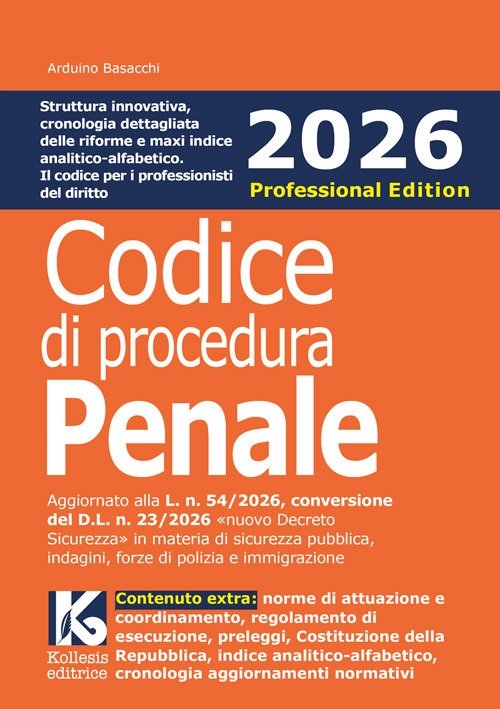 Codice penale e di procedura penale 2026. Professional edition. Aggiornato … | Immagine principale