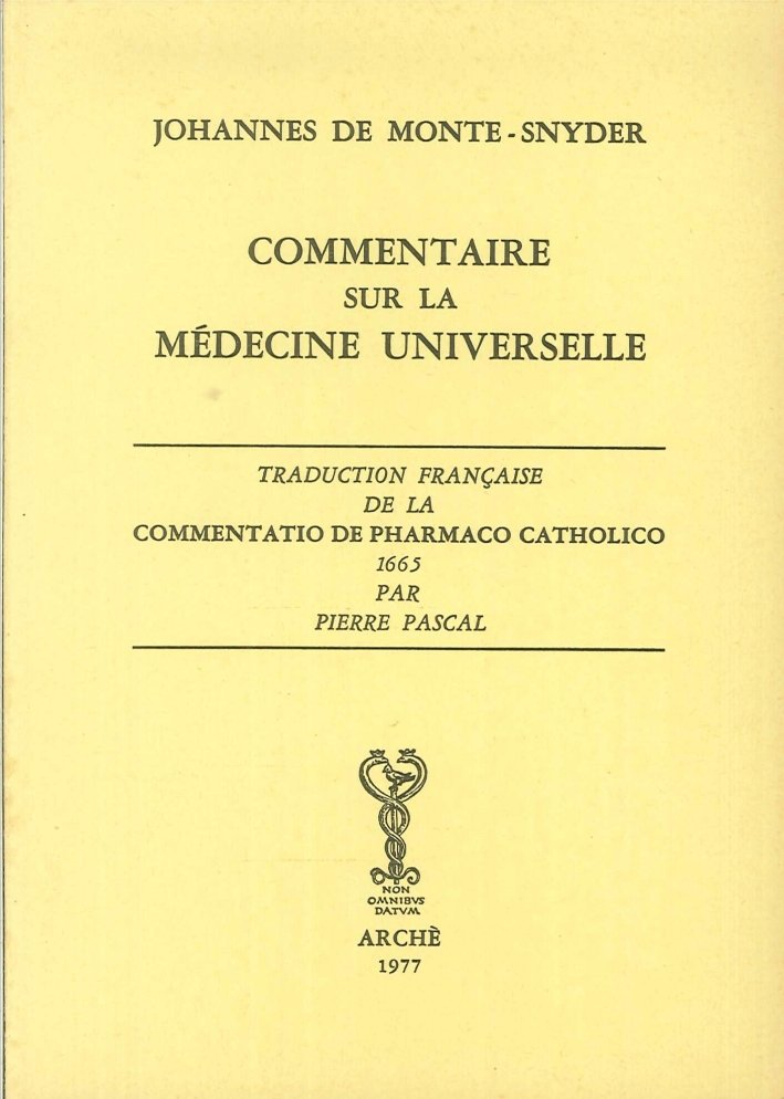 Commentaire sur la Médecine Universelle | Immagine principale