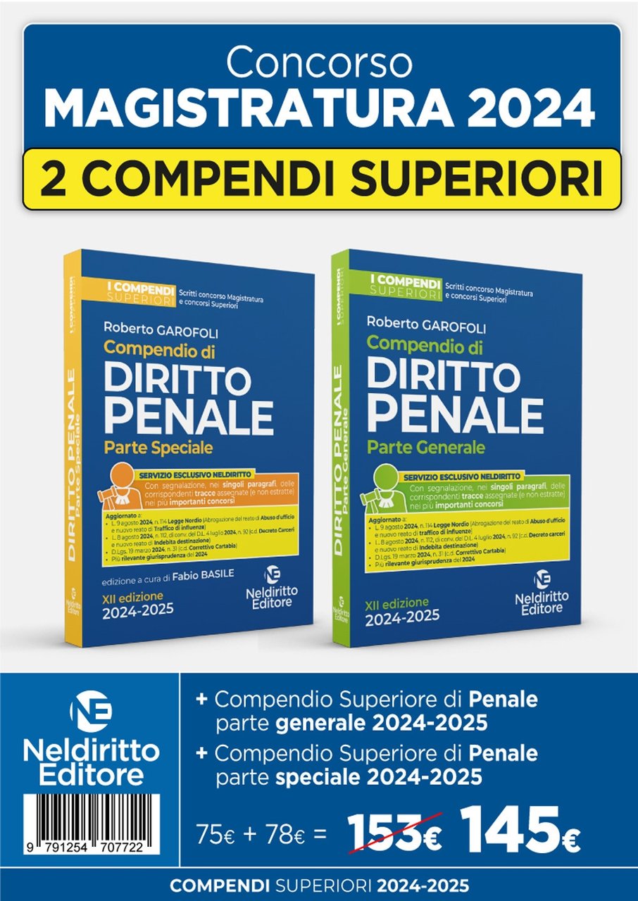 Compendio superiore di diritto penale. Parte generale-Compendio superiore di diritto …