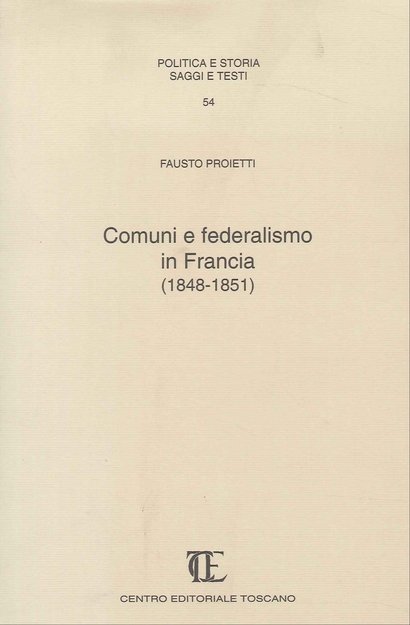 Comuni e federalismo in Francia (1848-1851) | Immagine principale