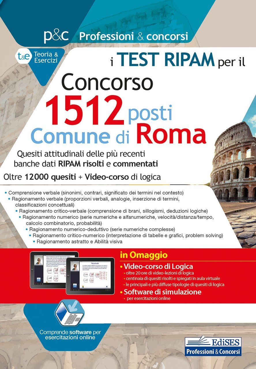 Concorso 1512 posti Comune di Roma. I test RIPAM per …