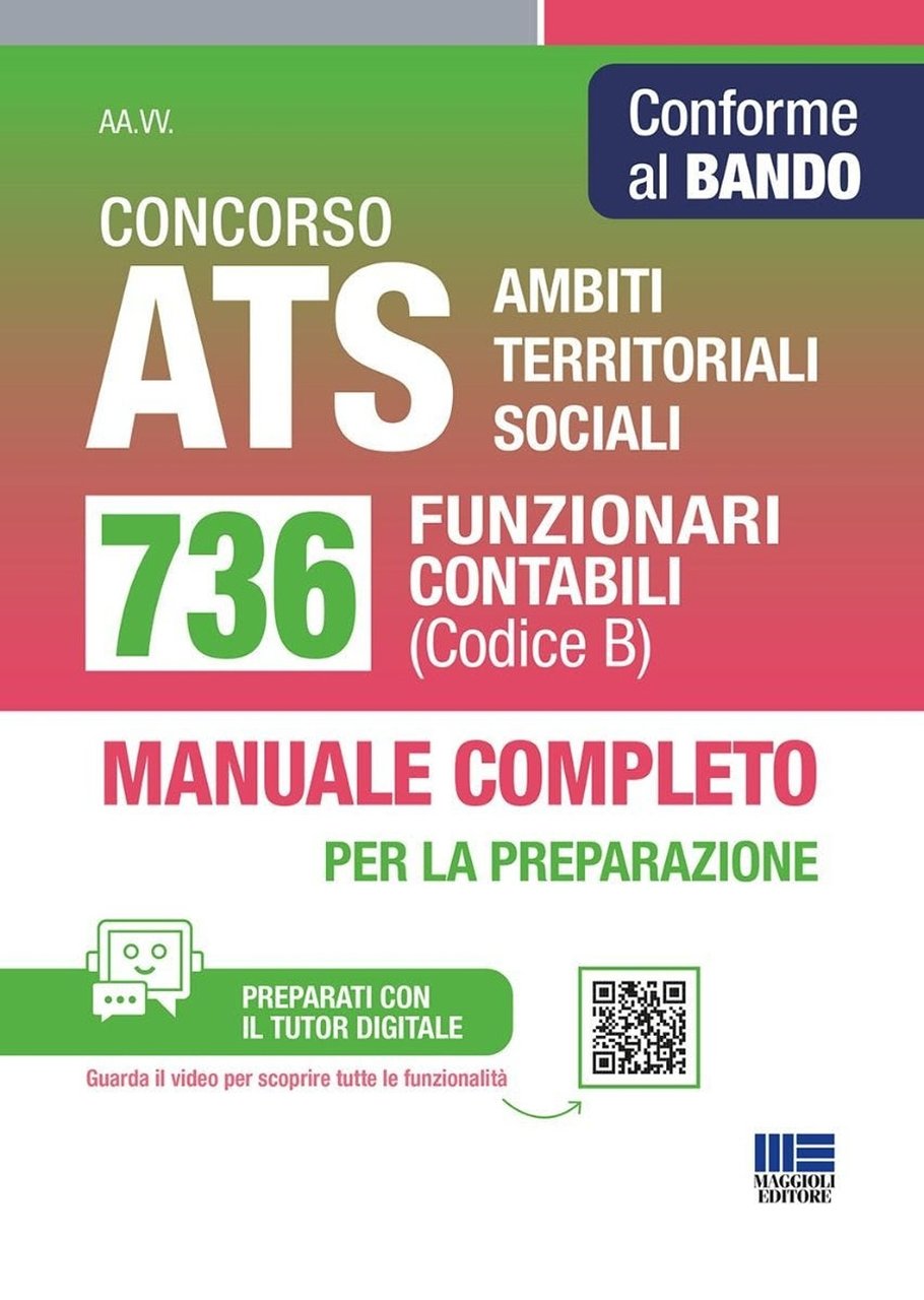 Concorso ATS Ambiti Territoriali Sociali. 736 funzionari contabili (Codice B). …
