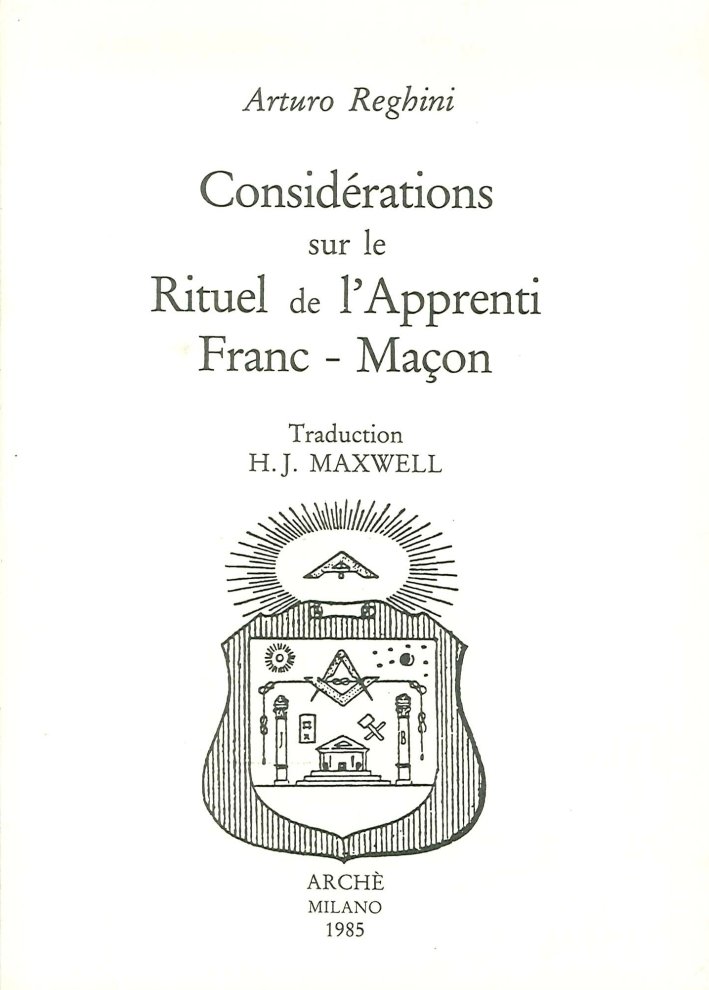 Considérations sur le rituel de l'apprenti franc-maçon | Immagine principale