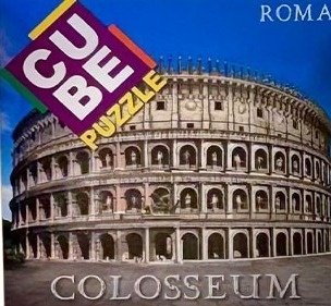 Cubo puzzle. Colosseum. Con puzzle