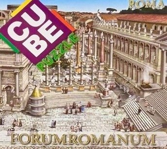 Cubo puzzle. Forum romanum. Con puzzle