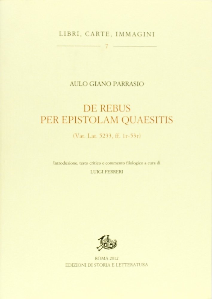 De rebus per epistolam quaesitiis (Vat. Lat. 5233, ff. 1r-53r) | Immagine principale