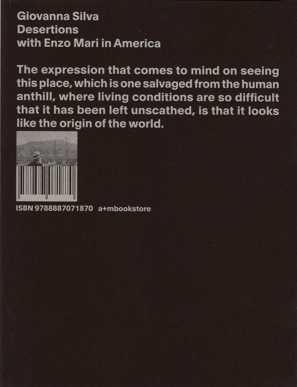 Desertions. With Enzo Mari in America