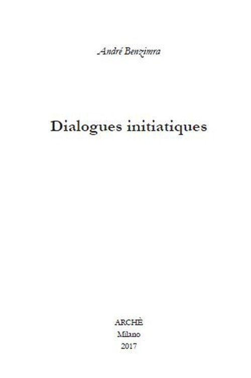 Dialogues initiatiques | Immagine principale