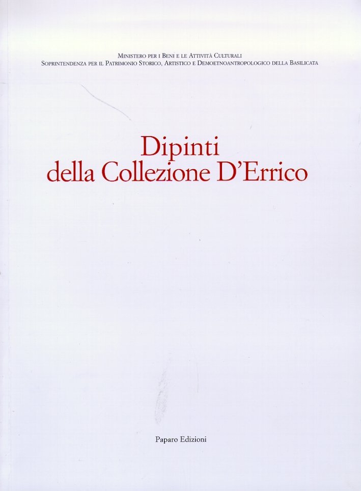 Dipinti della collezione D'Errico, Napoli, Edizioni Paparo, 1999