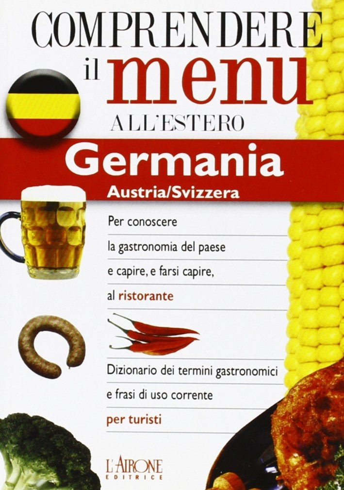 Dizionario del menu per i turisti. Germania, Roma, Editrice L'Airone, … | Immagine principale