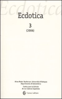Ecdotica (2006). Vol. 3 | Immagine principale