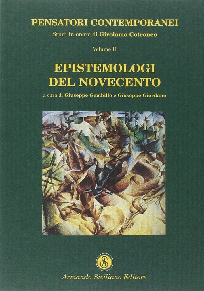 Epistemologi del Novecento, Messina, Armando Siciliano Editore, 2004 | Immagine principale