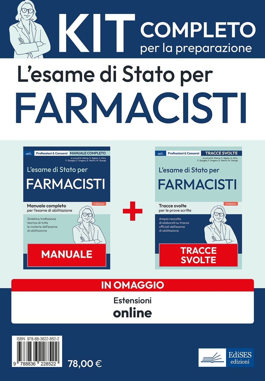 Esame di Stato per farmacisti. Kit completo. Con espansione online