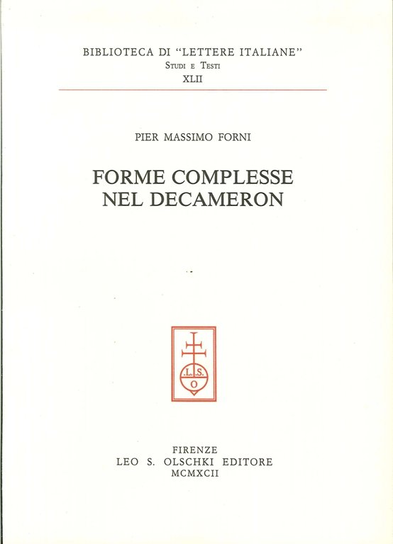 Forme complesse nel "Decameron"