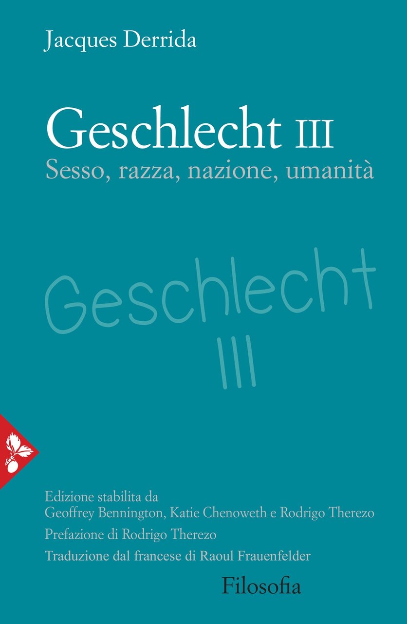 Geschlecht III, Milano, Jaca Book, 2021