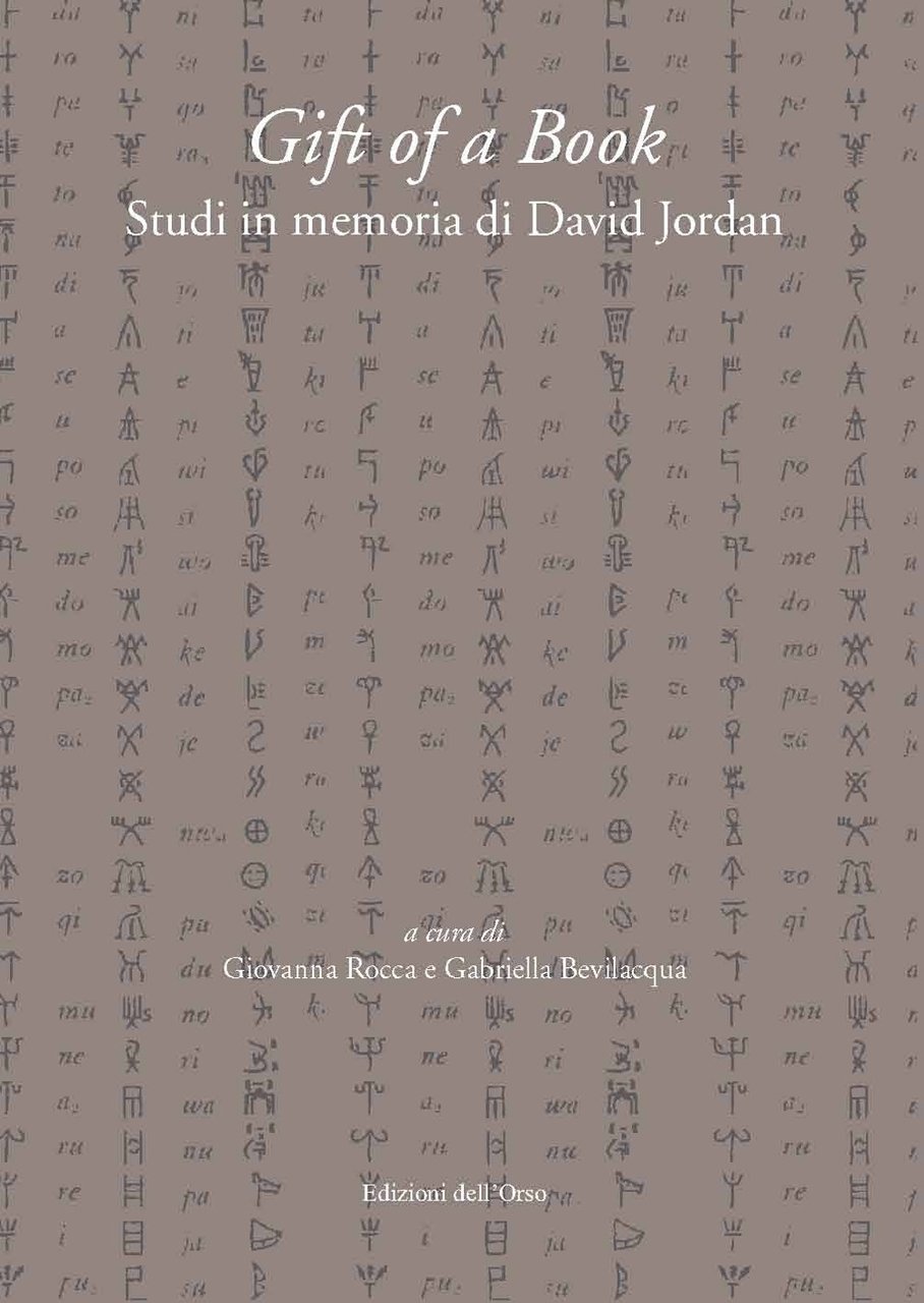 Gift a book. Studi in memoria di David Jordan | Immagine principale