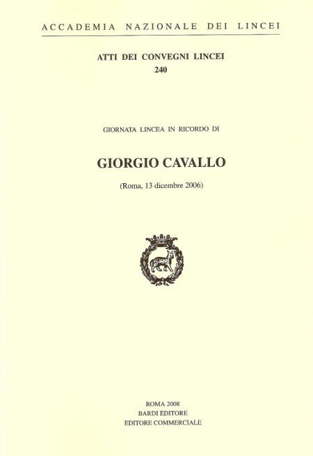 Giorgio Cavallo | Immagine principale