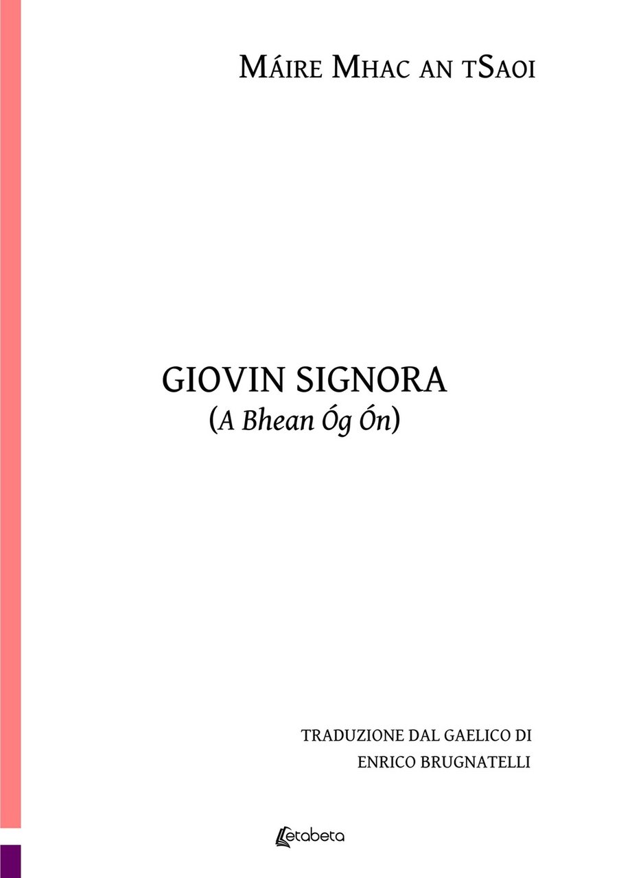 Giovin signora (A Bhean Óg Ón) | Immagine principale