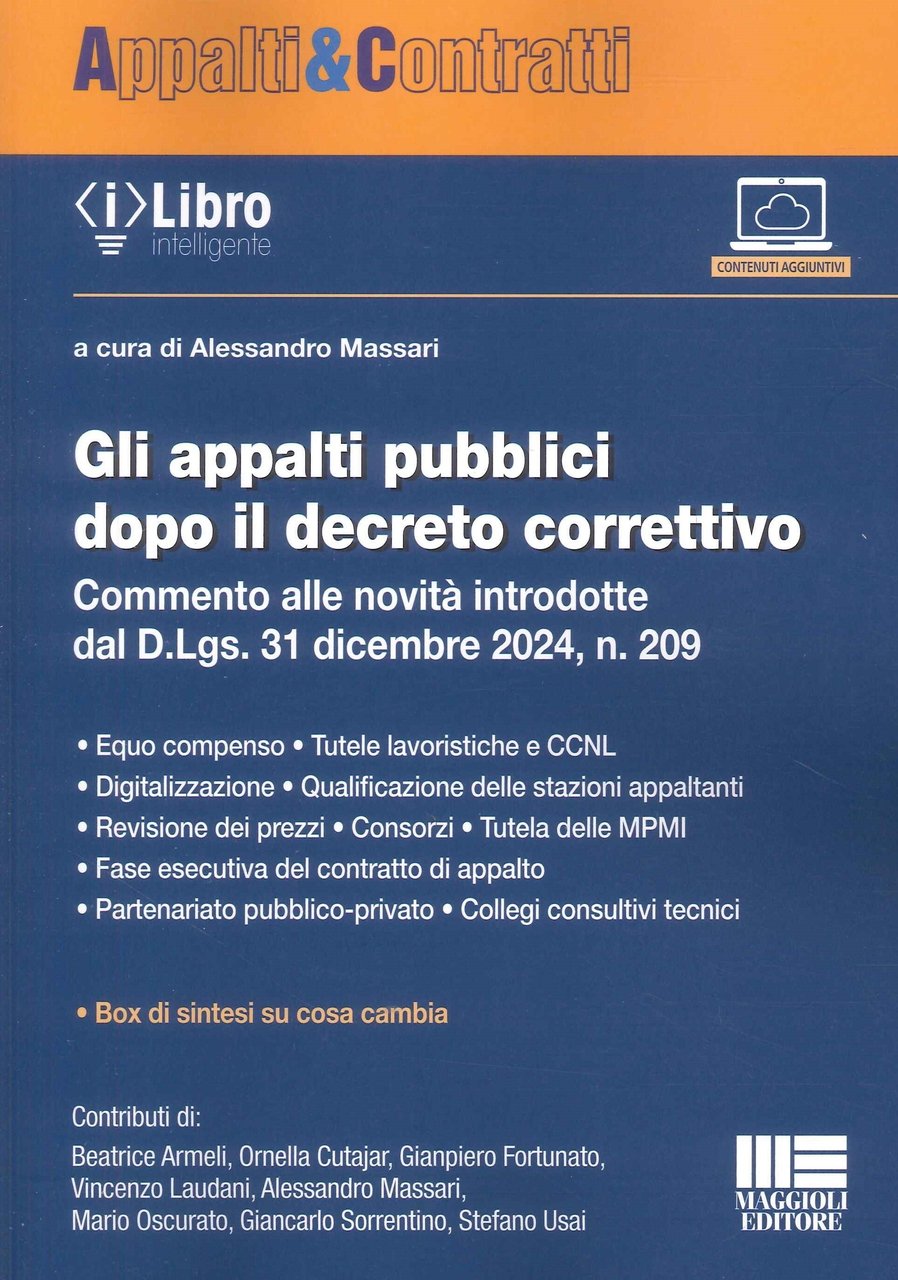 Gli Appalti Pubblici Dopo il Decreto Correttivo