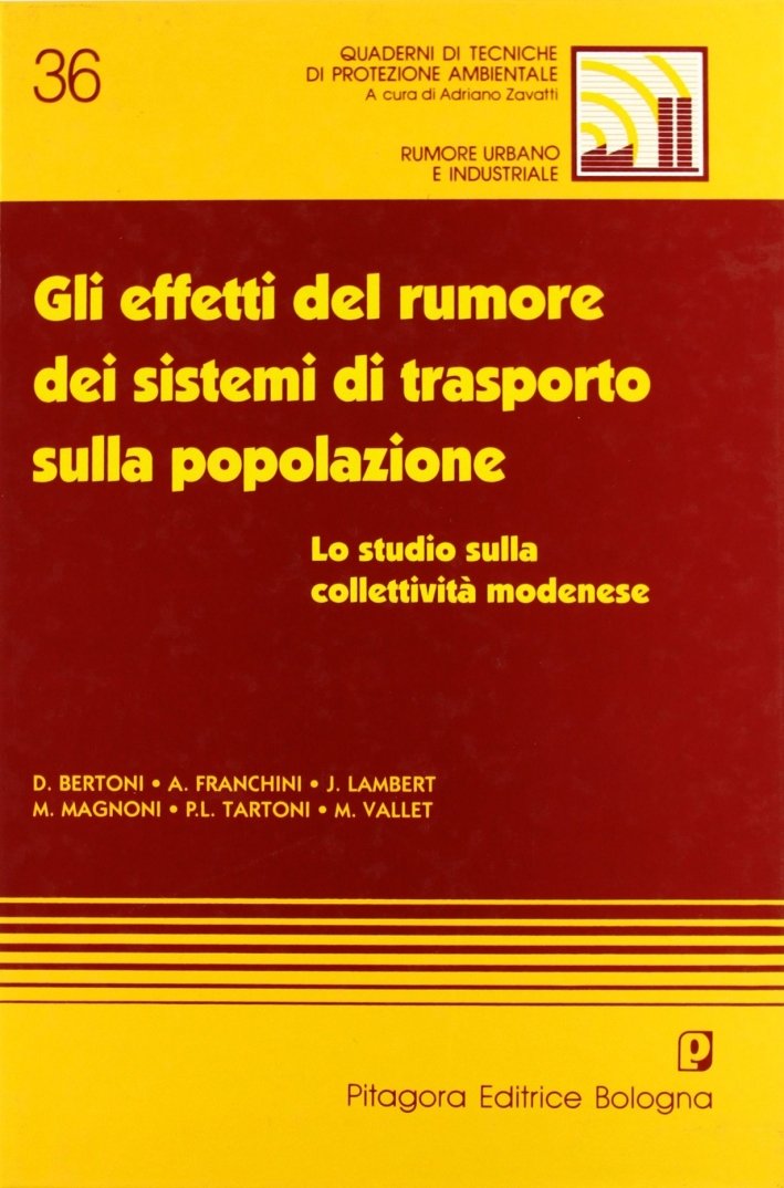 Gli effetti del rumore dei sistemi di trasporto sulla popolazione. … | Immagine principale