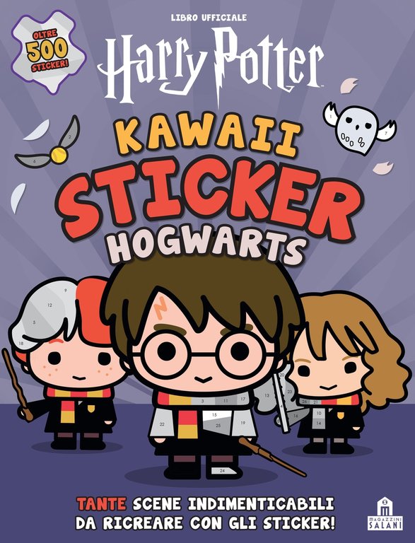 Hogwarts. Kawaii sticker. Harry Potter, Milano, Magazzini Salani, 2020