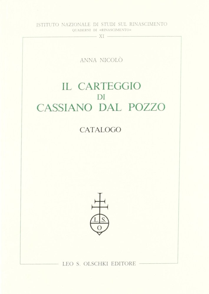 Il carteggio di Cassiano Dal Pozzo. Catalogo | Immagine principale