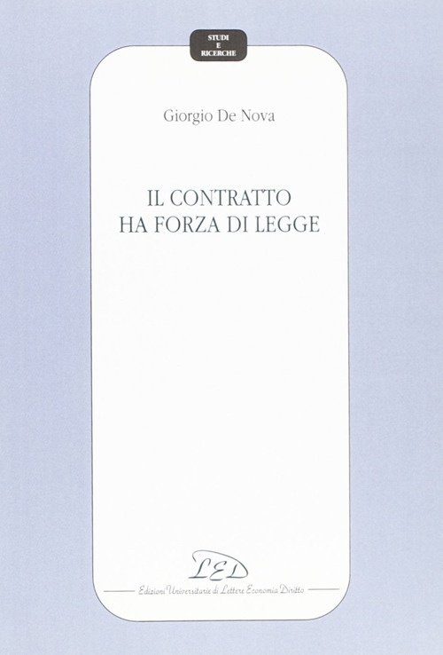 Il contratto ha forza di legge | Immagine principale